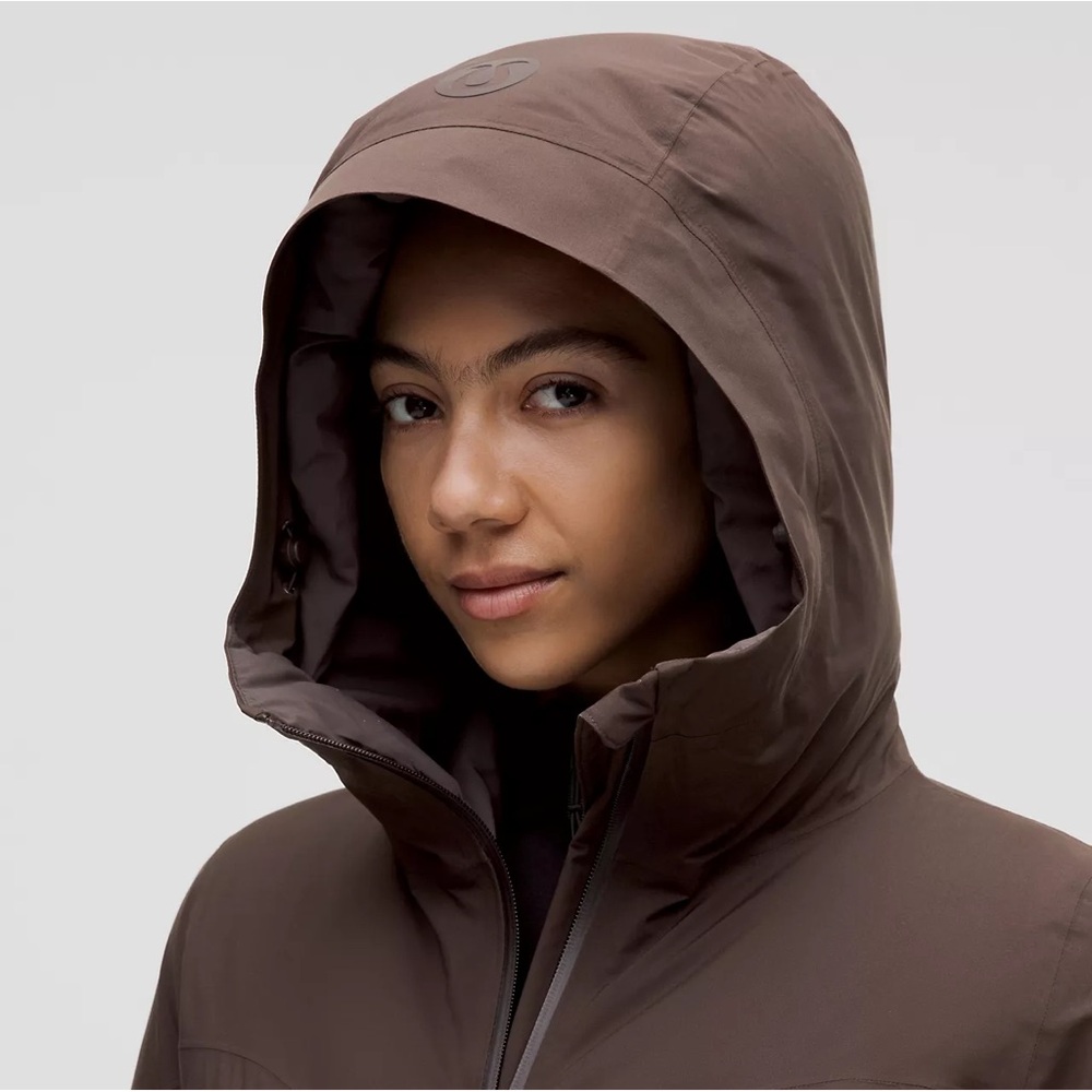 BRAND NEW Lululemon StretchSeal Sleet Street 600-Down-Fill Long Jacket - Picture 3 of 16